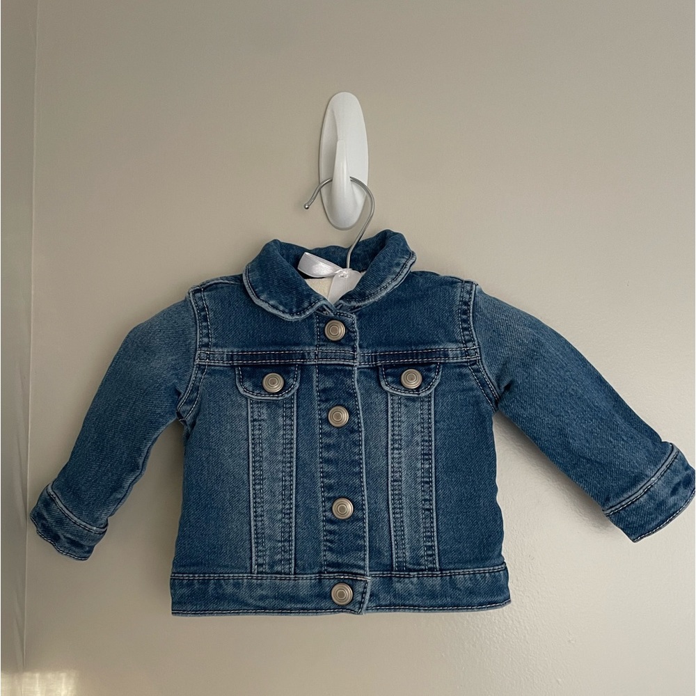First Impressions Denim blue jacket, size 3-6m